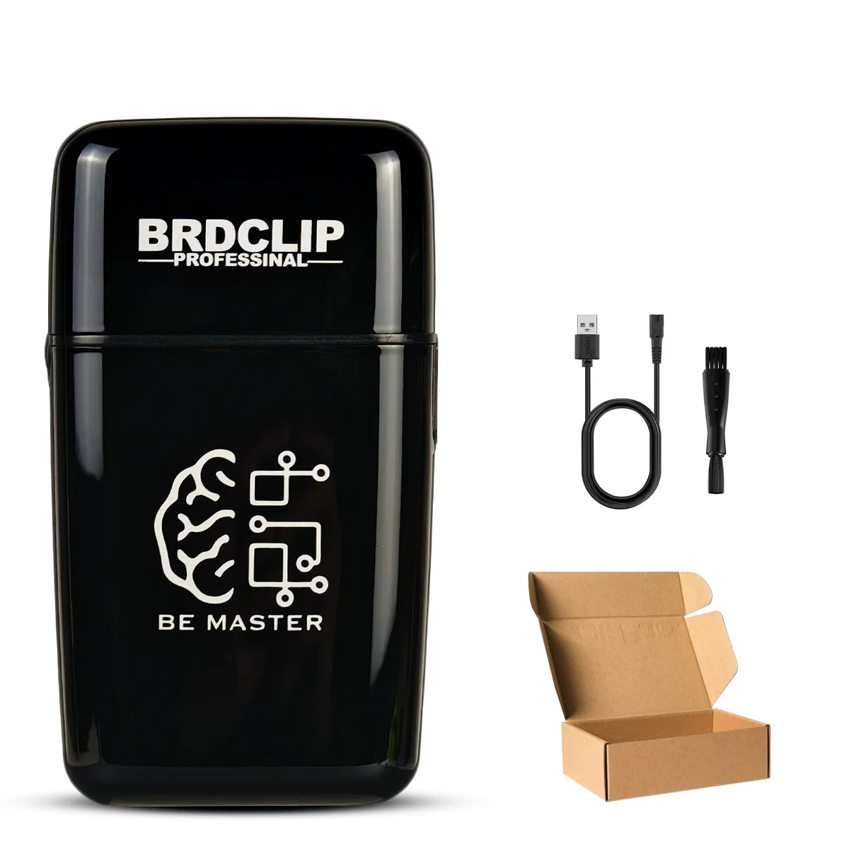 BRDCLIP 609 10000RPM Grey Professional Hair Clipper 7500RPM External Rotor Brushless Motor DLC Blade Hair Trimmer Barber Shaver