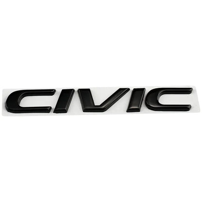Metal 3D Car Stickers Side Fender Badge Rear Trunk Emblem Decal Styling for Honda CIVIC Logo 10th 11th 8th 2024 2023 Accessories