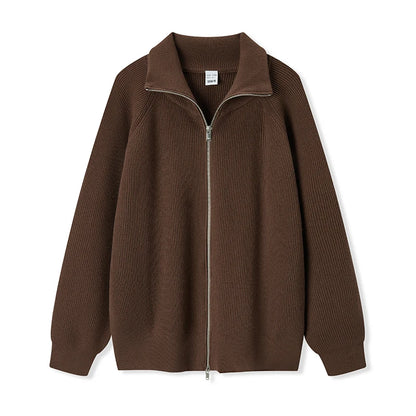 Semir Knit Sweater Men 2025 New Autumn Couple Matching Warm High Neck Pullover Layering Cardigan