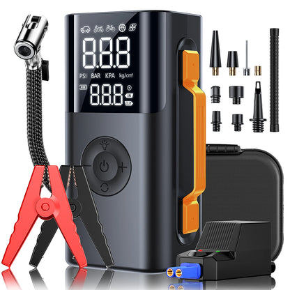 Car jump starter 6000A Jump Starter 150PSI Air Pump Multifunctional Tire Inflator Power Bank Lighting for Car