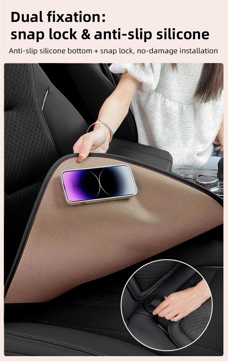 For DS SPIRIT DS3 DS4 DS5 DS6 DS7 Summer Ice Silk Car Seat Cushion All-Season Universal Front & Rear Seat Back Cushion Cool Pad