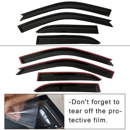 Window Visor for HYUNDAI SONATA NF 2005 2006 2007 2008 2009 2010 Wind Deflectors Rain Guards Door Visor Vent Shades Ventvisor