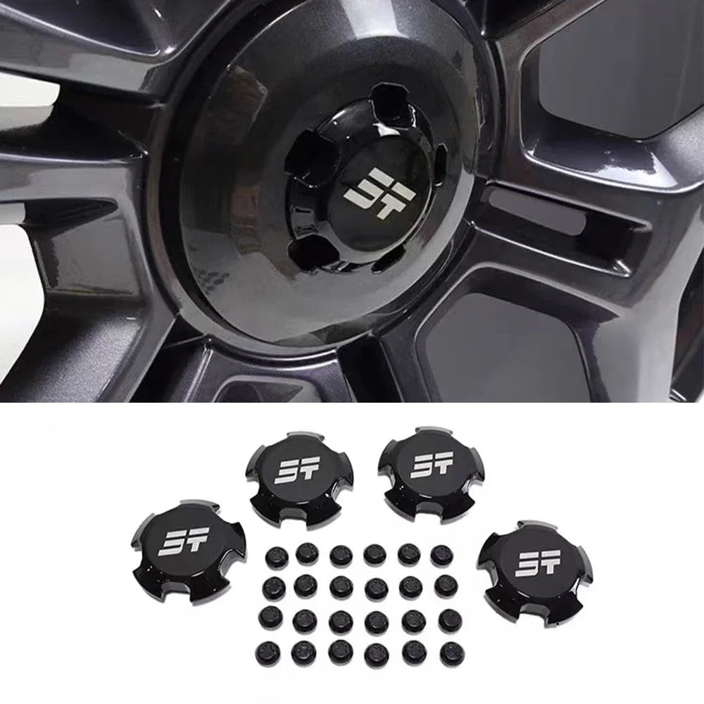 For Chery Jetour Traveller T2 Black Wheel Hub Cover Wheel Hub Cover Replacement Parts Covers Tires Car Accessories