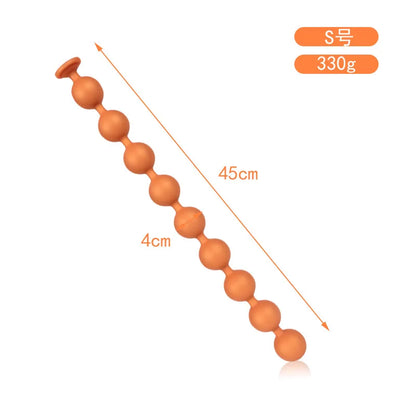 Huge Anal Plug 9cm Anal Beads 100% Liquid Silicone Soft Anal Balls Big Buttplug Prostate Massager Adult Sex Toys For Men