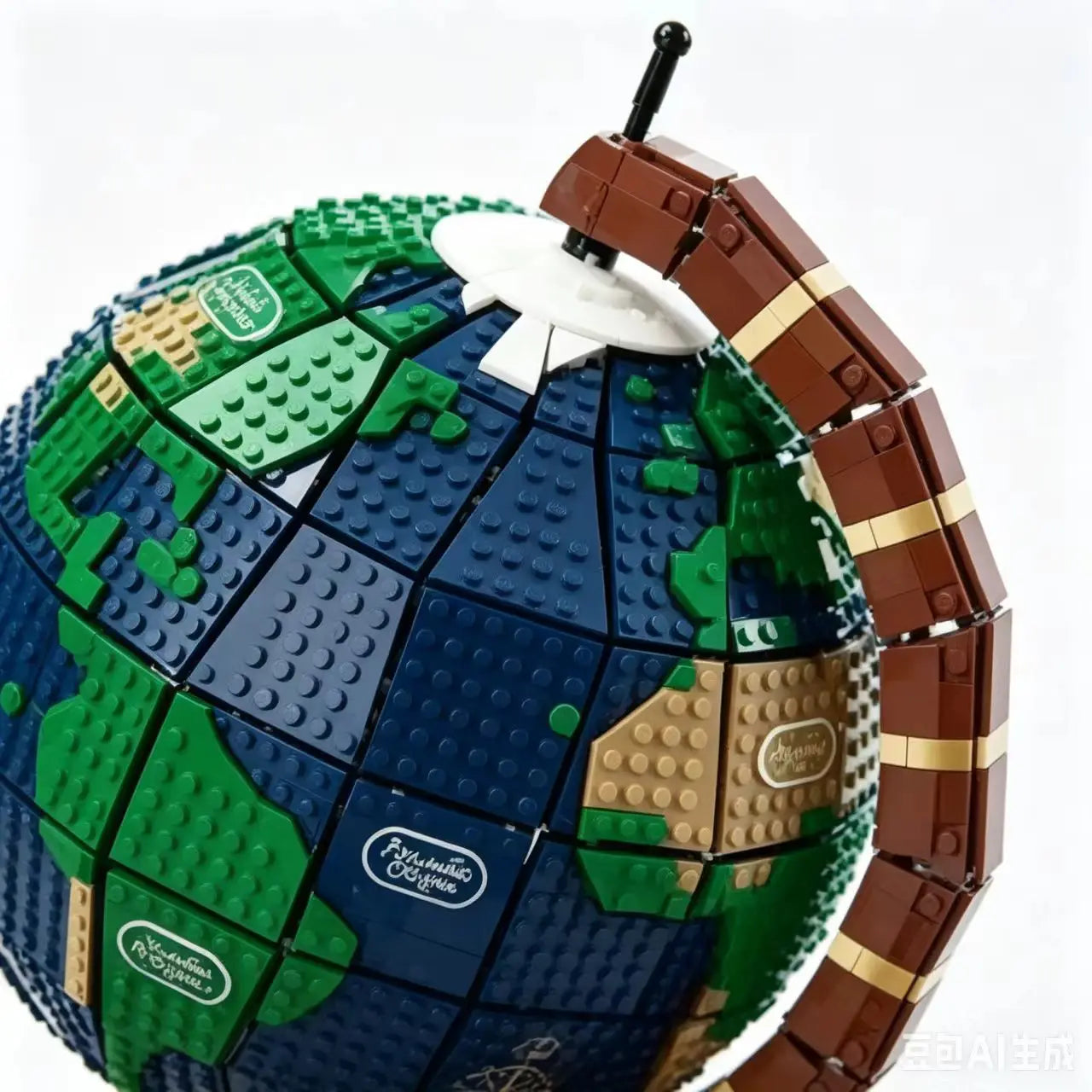 2022 Expert Moc Bricks 2585PCS Earth Globe Modular Building Blocks Assembly Bricks Children Educational Model Bricks 66980 6089