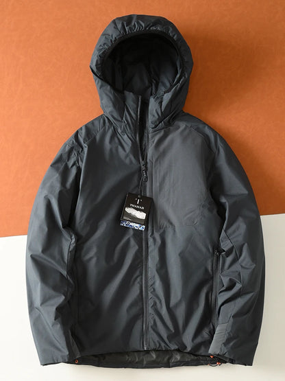 High-End Graphene Windproof Warm Cotton Jacket Men's Winter Lightweight Waterproof Thickened Outerwear Fashion Urban Style