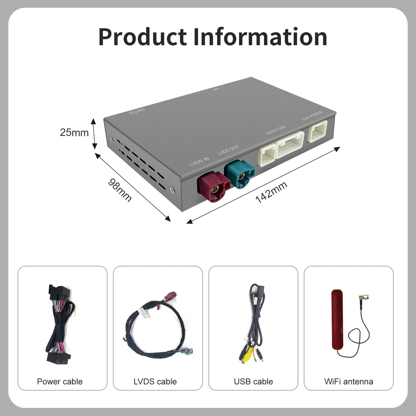 Wireless CarPlay Android Auto For Bosch Harma Host Rover Discovery 5 Evoque Discovery Sport Jagua XE XF Mirror Link Multimedia