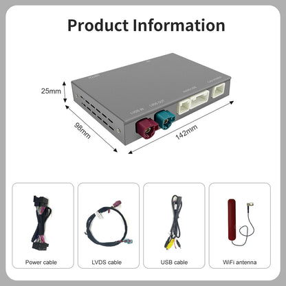 Wireless CarPlay Android Auto For Bosch Harma Host Rover Discovery 5 Evoque Discovery Sport Jagua XE XF Mirror Link Multimedia