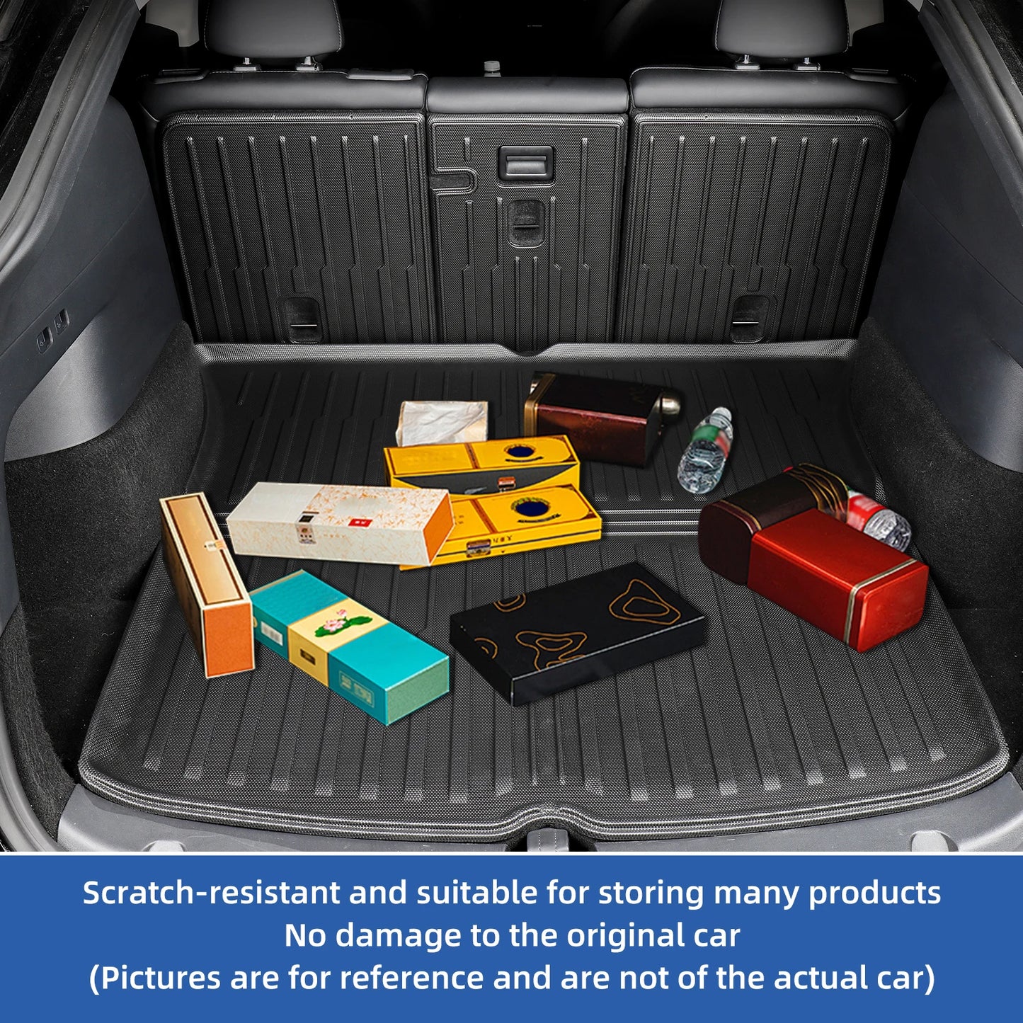 Right Drive for Geely Starray EM-i 2025 2026 Car Floor Mats Cargo Liner Trunk Pad TPE 3D Foot Mat All Weather BLACK