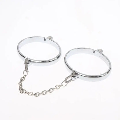 DIY Metal Tool Lock Elliptical Metal Ring Chain Bdsm Home Men's And Women's Slave Restraint Tool Parts Accessories Sex Products