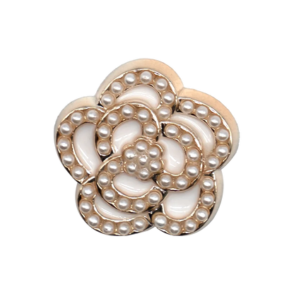 1/29PCS Acrylic Shoe Charms Golden Flower Heart Luxury Jewelry Shoe Accessories Fashion Women Shoe Decoration for Clog Sandal