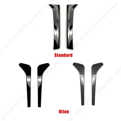 Gloss Black Car Rear Wing For VW Tiguan MK2 Rline \ Standard 2017-2021 Side Spoiler Canard Wing Tuning Accessories ABS Plastic