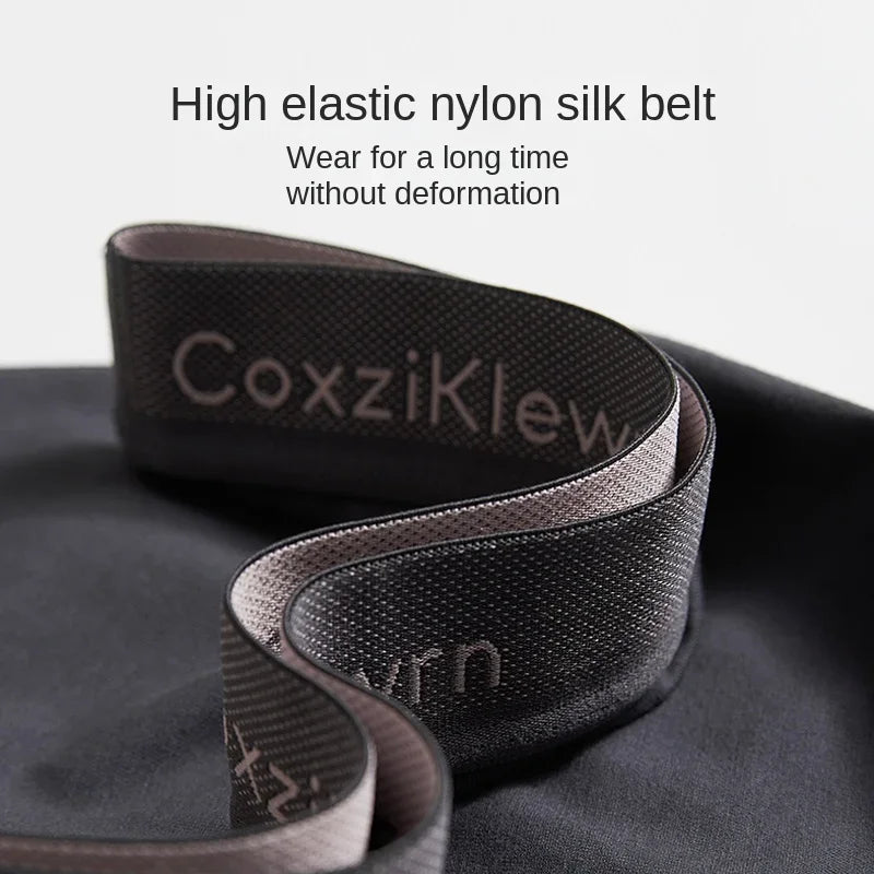 4PCS【LORIEN CREST】New Men's Underwear Pure Cotton Soft Breathable Fashion Solid Color U Convex Comfortable boxer for male