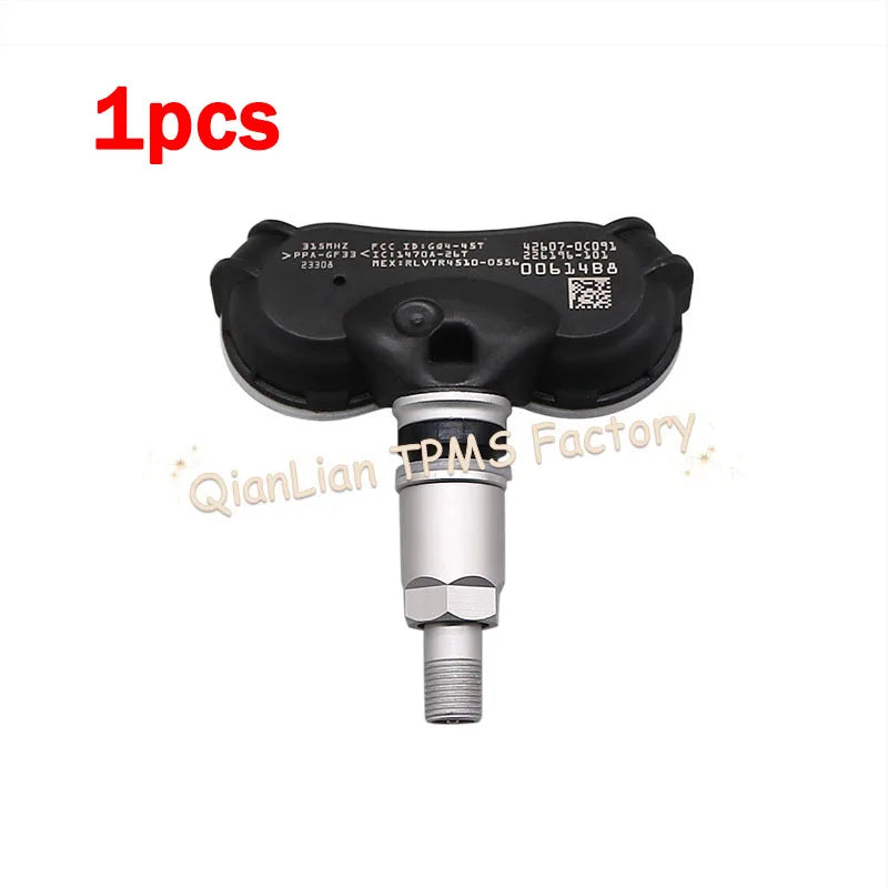 1/4pcs 42607-0C091 426070C091 TPMS Tire Pressure Monitor System For Toyota Tundra RAV4 Sienta Highlander 315MHz Tire Sensor