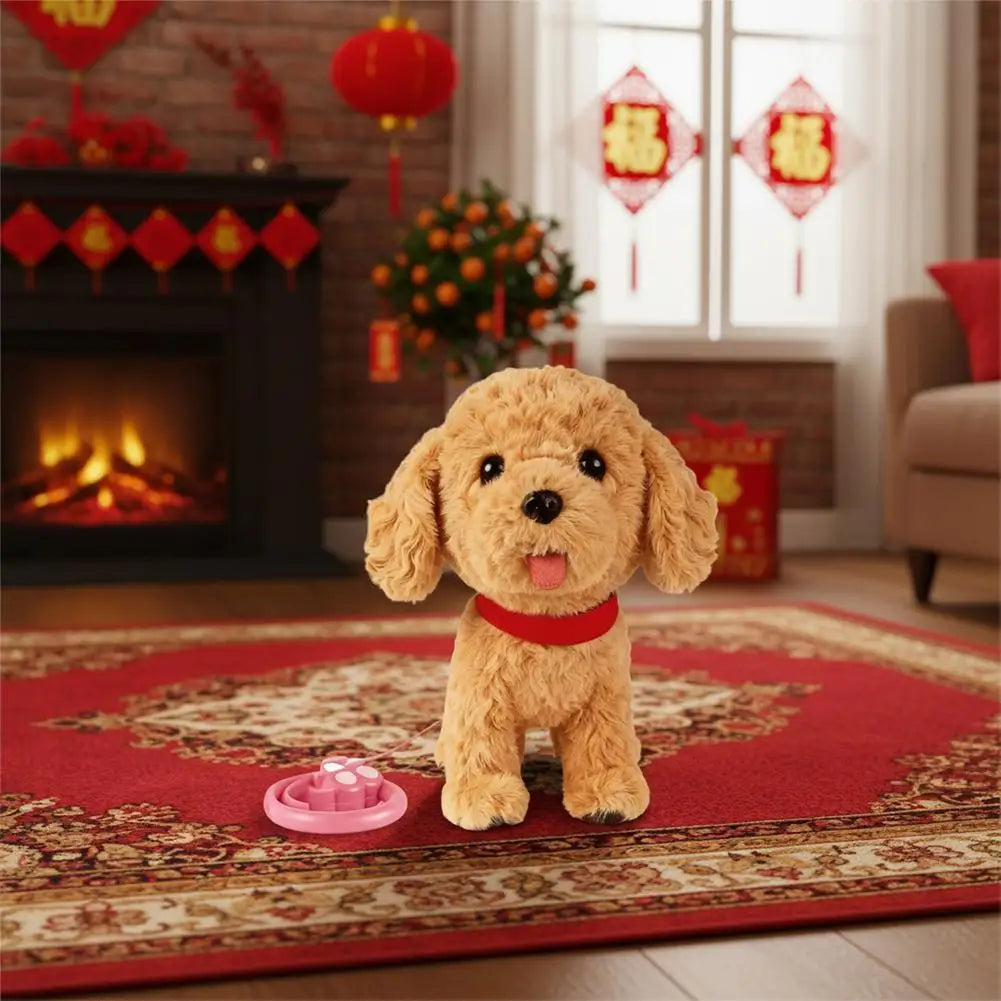 Interactive Electric Barking Dog Toy - Realistic Singing Dancing Licking Puppy Doll Interactive Pet Toy For Kids Toddlers