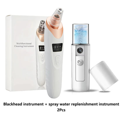 Electric Blackhead Remover Portable USB Facial Pore Cleaner Spot Acne Pimple Black Head 3 levels Clean Beauty Machine