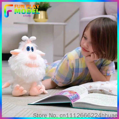 30cm Booba Plush Toy Cartoon Anime Soft Fluffy Cute Stuffed Doll Desktop Ornament Gift Soothing Companion Doll Sleeping Pillow