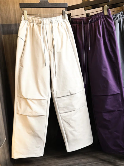 High-End Outdoor Paratrooper Pants Men's Winter Duck down Filled Waterproof Cold Resistant Straight Leg Long Trousers Fashion...