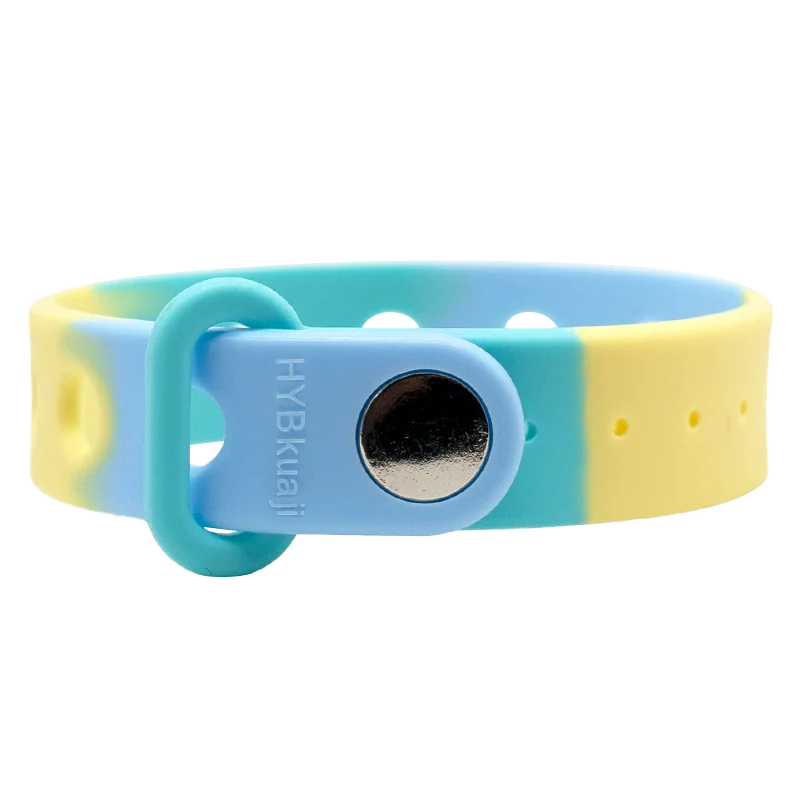1-24pcs 21.5cm Silicone Bracelets with Holes Soft Wristbands Fit Shoe charms Shoe Accessories Pins Adjustable Size Kids Ornament
