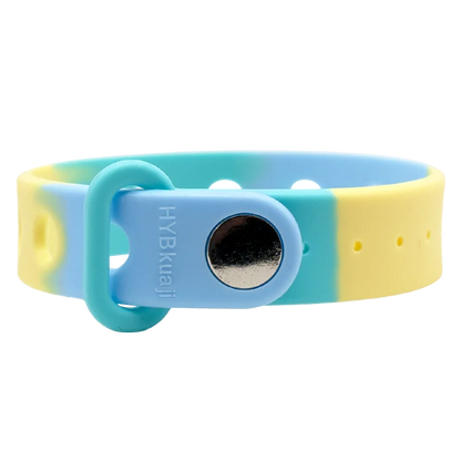 1-24pcs 21.5cm Silicone Bracelets with Holes Soft Wristbands Fit Shoe charms Shoe Accessories Pins Adjustable Size Kids Ornament
