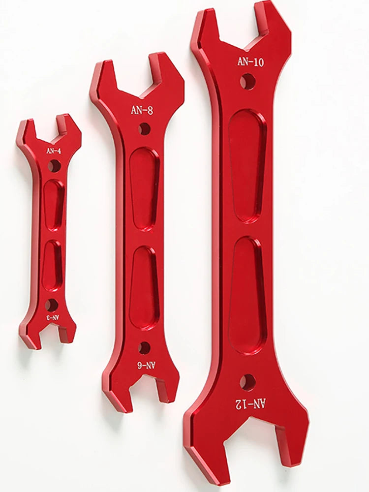 Car repair and modification tool AN aluminum wrench hose joint tool socket wrench adjustable wrench tool set AN3 AN4 AN6 AN8 AN1