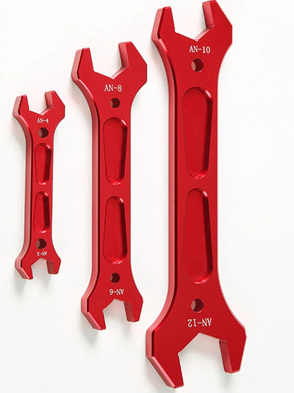 Car repair and modification tool AN aluminum wrench hose joint tool socket wrench adjustable wrench tool set AN3 AN4 AN6 AN8 AN1