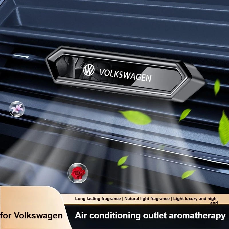 for Volkswagen Car Air outlet Fragrance Holder, Car air conditioning outlet perfume, light luxury decoration, long-lasting fragr