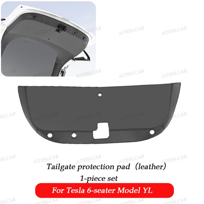 For Tesla Model YL Launch Trunk Mat Full Coverage Trunk Both Side Guards Seat Backrest Protective Pad Cargo Liner Anti Dirty Mat