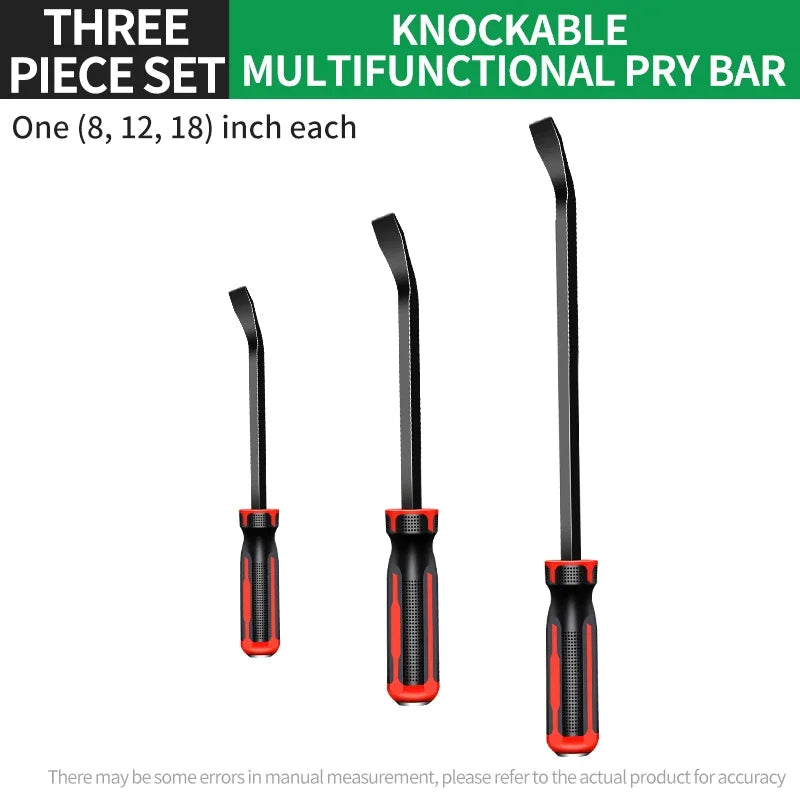 Heavy Duty Multi-Function Long Pry Bar 8/12/18/24 Inch Tire Crowbar Strike Cap Nail Puller Car Repair CV-R Removal Hand Tool