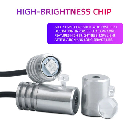 Car 4/5/6in1 Interior Decoration Ambient RGB Fiber-Optic Light Strip USB Dashboard Neon Light Strip App Control Accessories