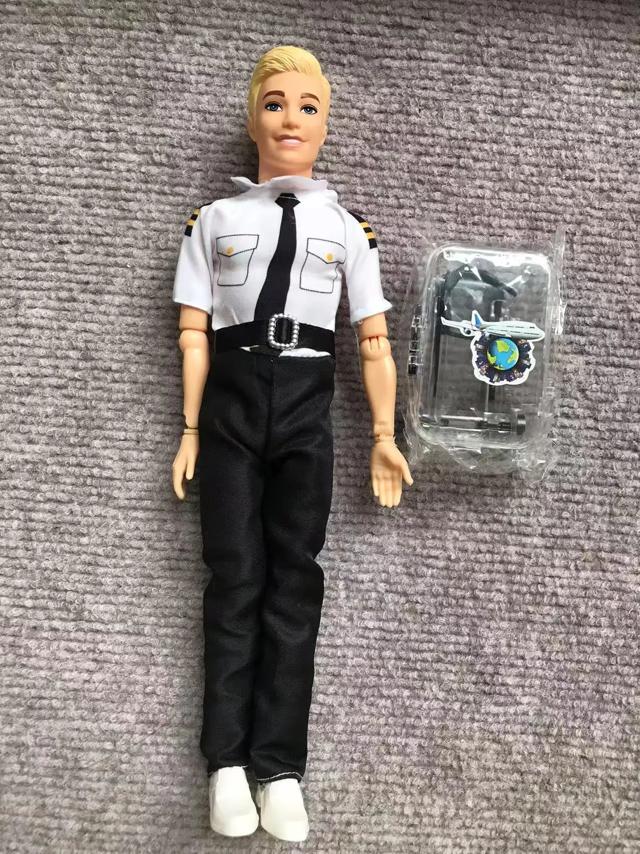 1/6 Male Doll With Clothing Set Homesome Soldier Men Doll  Handmade Clothes Outfit For 29CM Ken Prince Doll