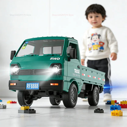 2026 New Remote Control Car 1:16 Scale 2.4GHz 360° Drift Truck With Spray LED Lights Off-Road Toys For Kids Boys Birthday Gifts