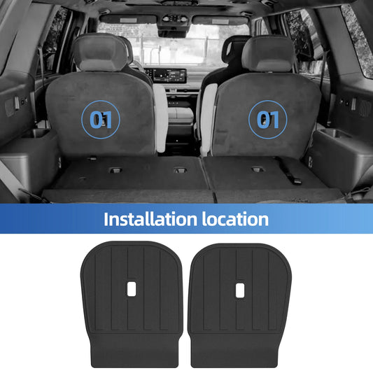 Smabee for Kia Telluride 2027 Gas (only fit 7seats) TPE 3D Car Floor Mat Cargo Liner Trunk Pad Waterproof All Weather Black