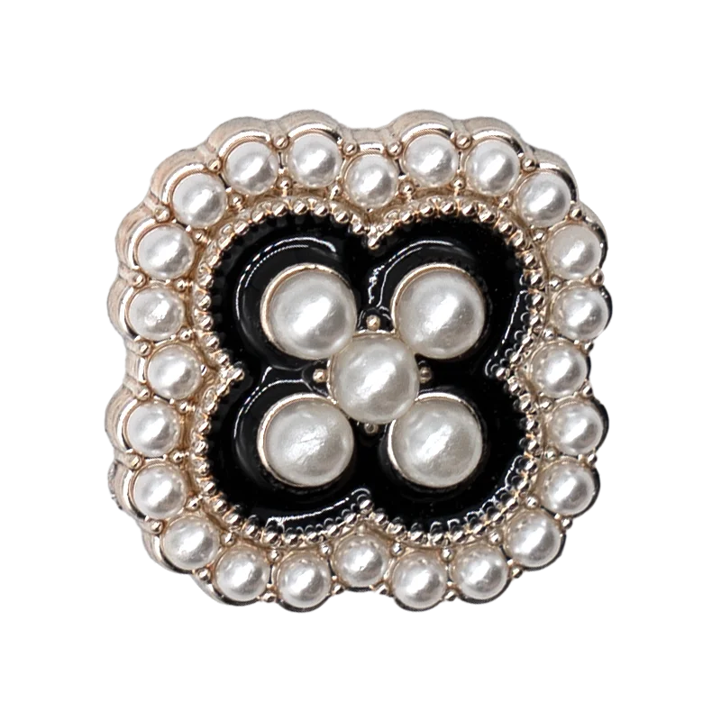 1PCS Black Fashion Acrylic Shoe Charms Accessories Pins for Women Men Clog Decorations Flowers Bow Bag Acrylic Shoe Buckles