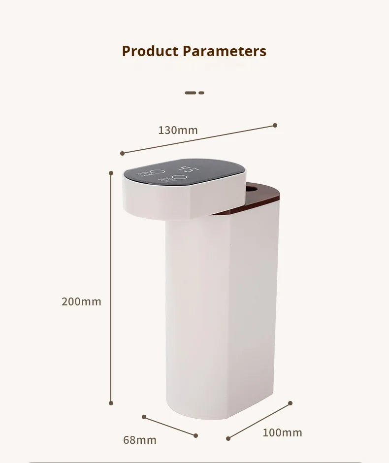 Portable Instant Hot Water Dispenser, 3s Fast Heating Mini Water Heater for Travel Home Outdoor Use