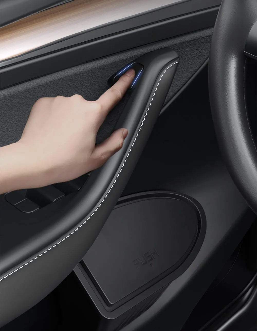 YZ  For Tesla 2025 Model 3 Y Highland Juniper Door Storage Box Tesla Door Trash Can Interior Storage Modification Accessories