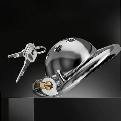 Male Super Mini Stainless Steel Chastity Cage Breathable Hole Lock Cock Ring BDSM Bondage Sissy Gay Adult Toy 18+
