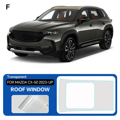 For MAZDA CX-50 2025 Clear Vinyl Wrap TPU PPF 8.5Mil Pre-Cut Paint Protection Film Full Vehicle Kit Anti-Scratch Self Adhesive