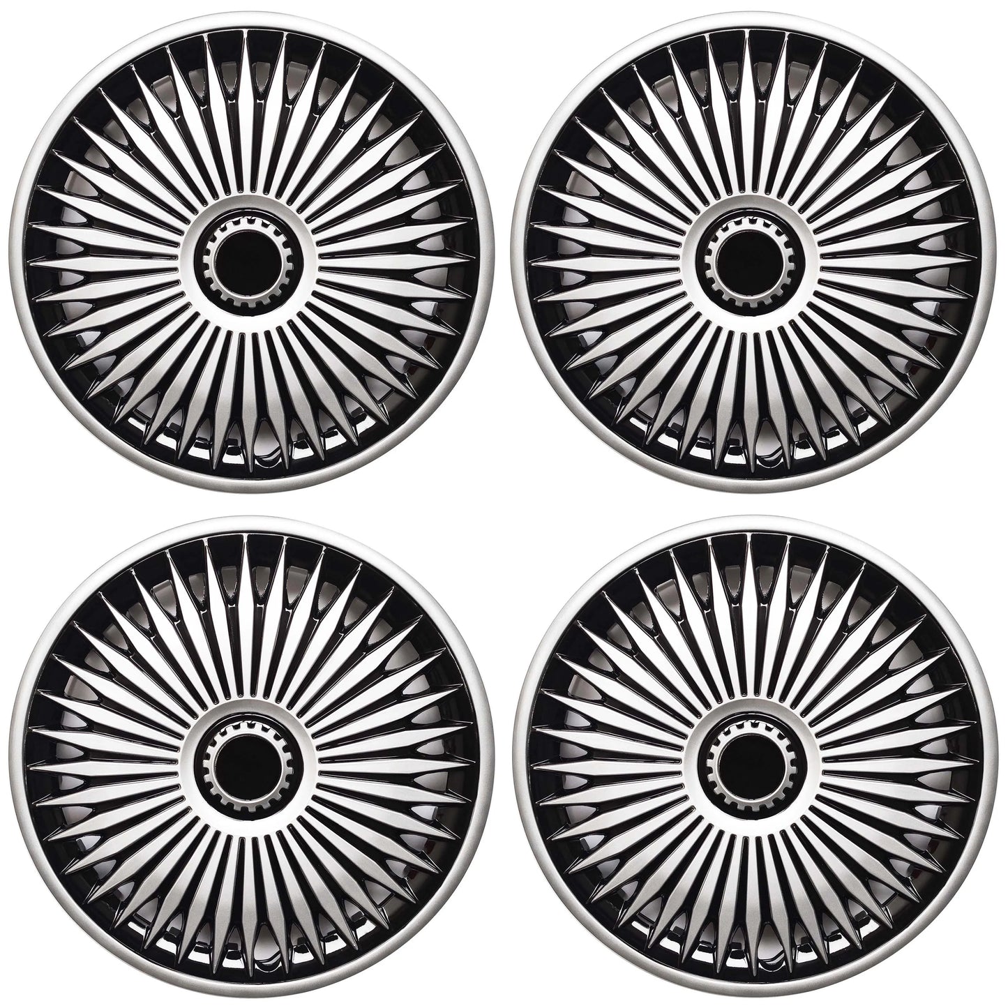 4pcs hub caps suitable for cars with 16-inch iron wheels, made of PP plastic, can be used to decorate the appearance of car whee