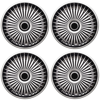 4pcs hub caps suitable for cars with 16-inch iron wheels, made of PP plastic, can be used to decorate the appearance of car whee