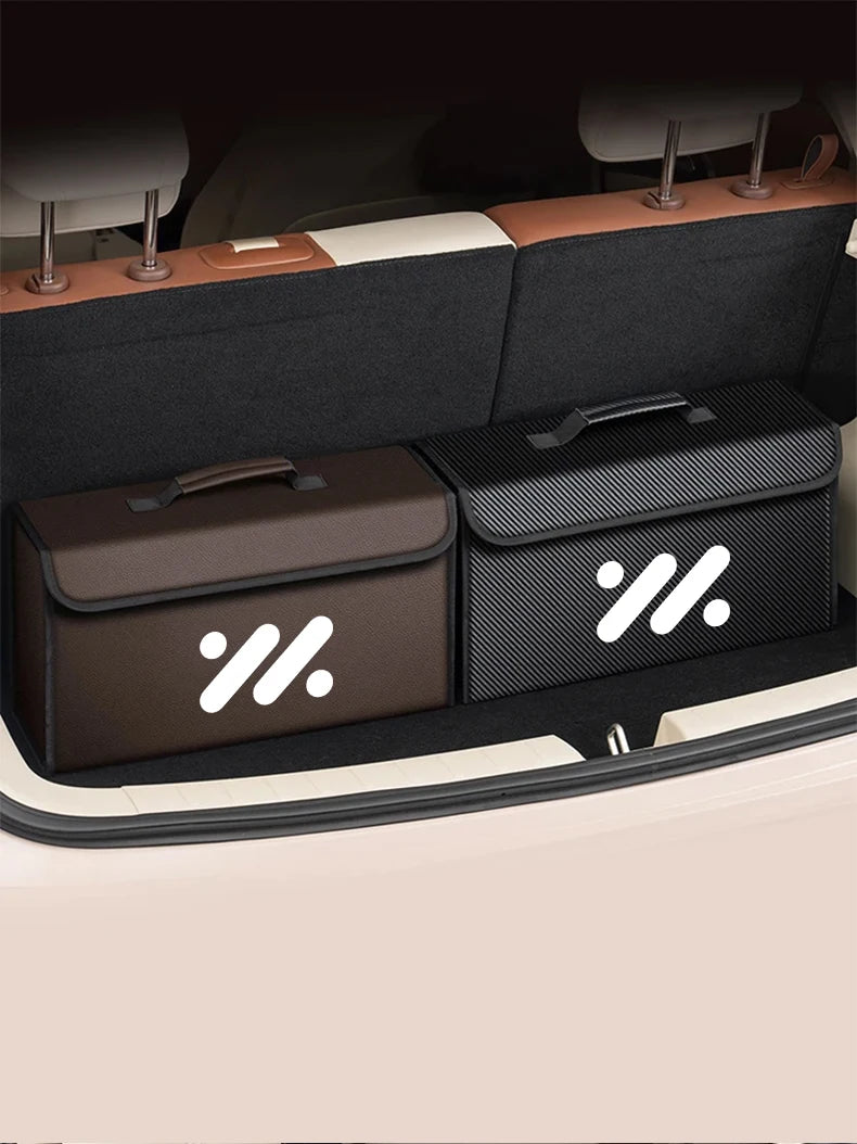 Car Trunk Storage Box Organizer Stowing Tidying Container Bag For IM LS7 L7 L6 LS6 IM6 IM5 LS9 2025 Leather Storage Accessories