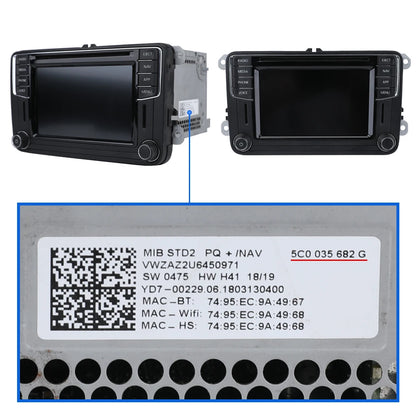 6.5-Inch 6.33-Inch Replacement LCD Screen TDO-WVGA0633F00045 WVGA0633F00039 For VW STD2 MIB 200 682 680 684 Discover Car Radio