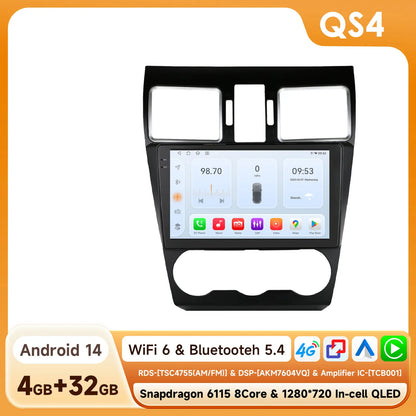 Hizpo Car Intelligent Systems For Subaru Forester WRX and STI XV Crosstrek Impreza 2015 2016 - 2018 Stereo GPS Navi 2din Carplay