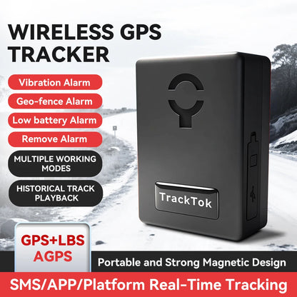 4G GPS Tracker Car Locator Vehicle Long Standby GPS Locator Magnet Waterproof 20000mAh Battery Real Time Position Free Web APP