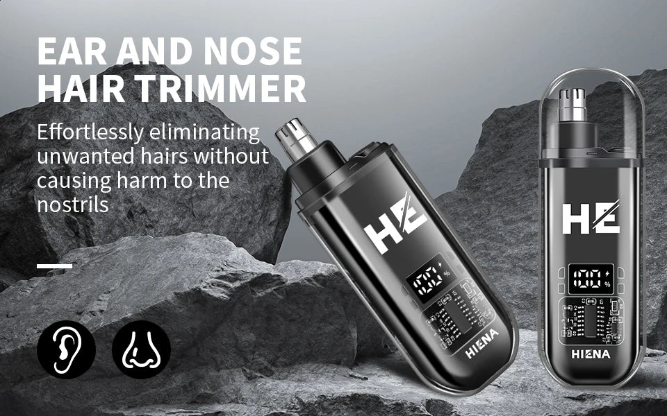 hiena Finish Machine Electric Professional Electric Hair Clippers Beard Clipper Rechargeable Men's Shaver Hair Trimmer Kit