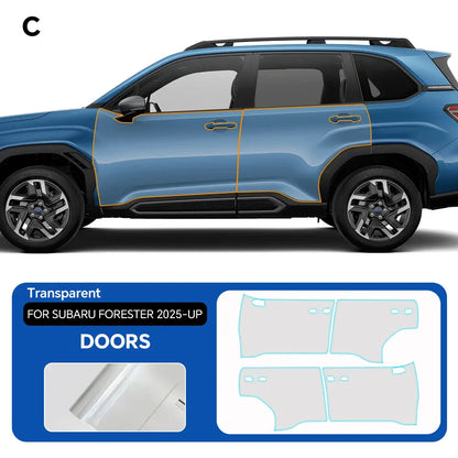 9Mil For Subaru Forester 2025-2026 PPF TPU Pre-cut Paint Protection Film Anti-Scratch Invisible Clear Resistant Car Wrap Film