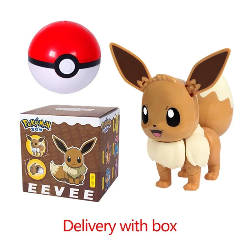 Original Pokemon Figure Ball Pokeball Eevee Blastoise Venusaur Charizard Pikachu Mewtwo Gyarados Elf Monster Toy for Child Gift