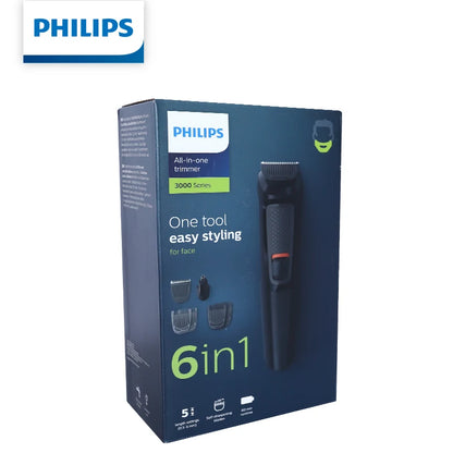 Philips 6-in-1 Grooming Kit Nose Ear Hair Trimmer Beard Styling Self-sharpening Stainless Steel Blades MG3710