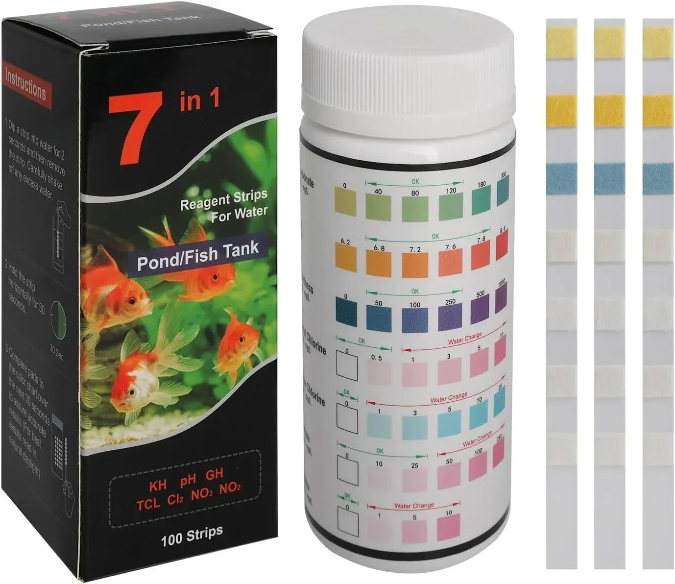 New Swimming Pool Aquarium Water PH Test Strips Aquarium Test Strip Freshwater Water Quality Fish Tank Test Strip PH Quality Kit