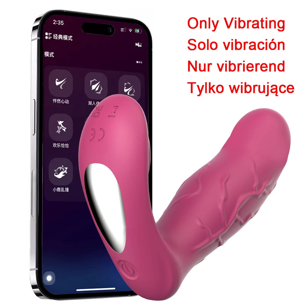 APP Control Thursting Vagina Vibrator for Women Wearable Panties G-Spot Clitoris Vibrator Female Masturbation Sex Toy for Women